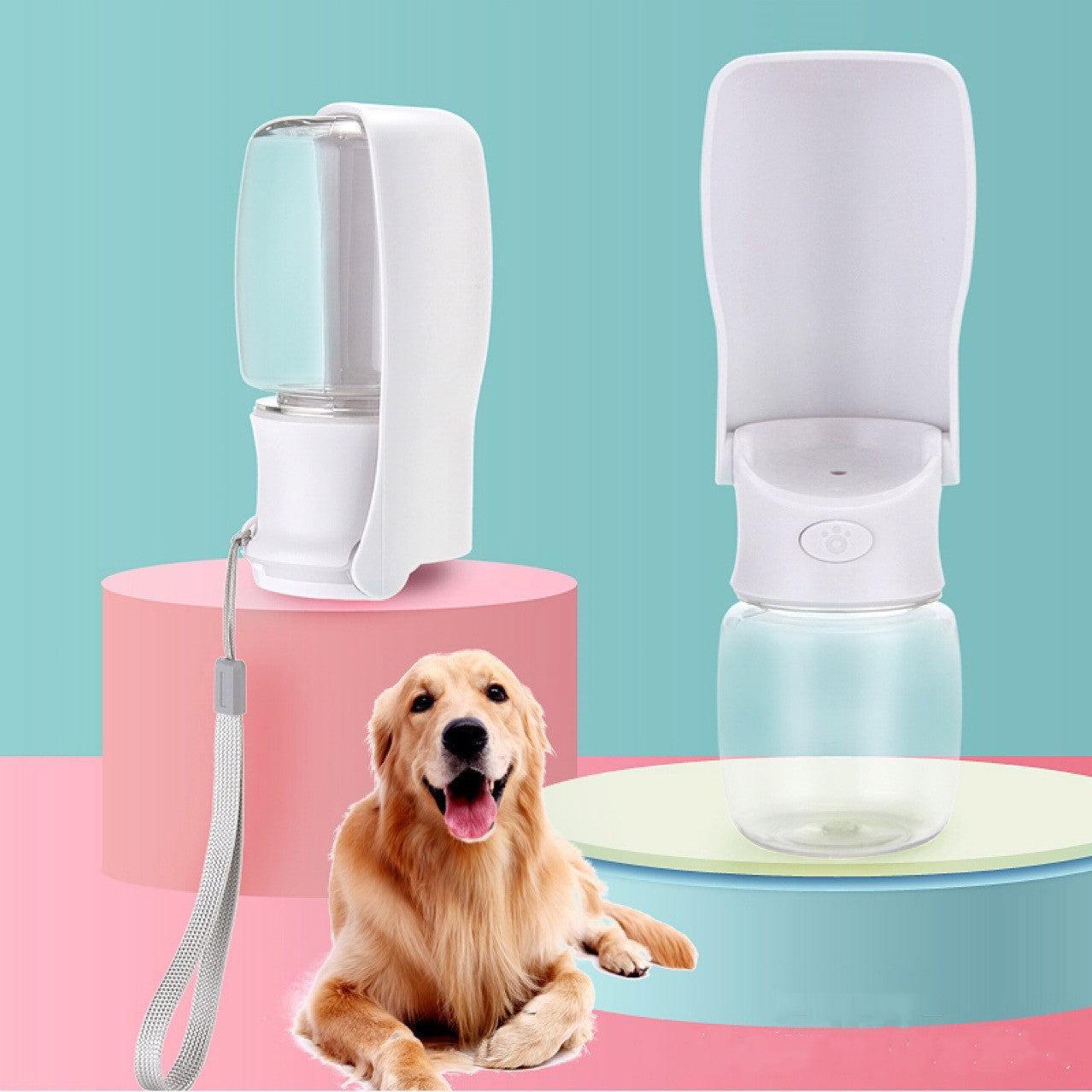 Portable Pet Water Bottle and Dispenser