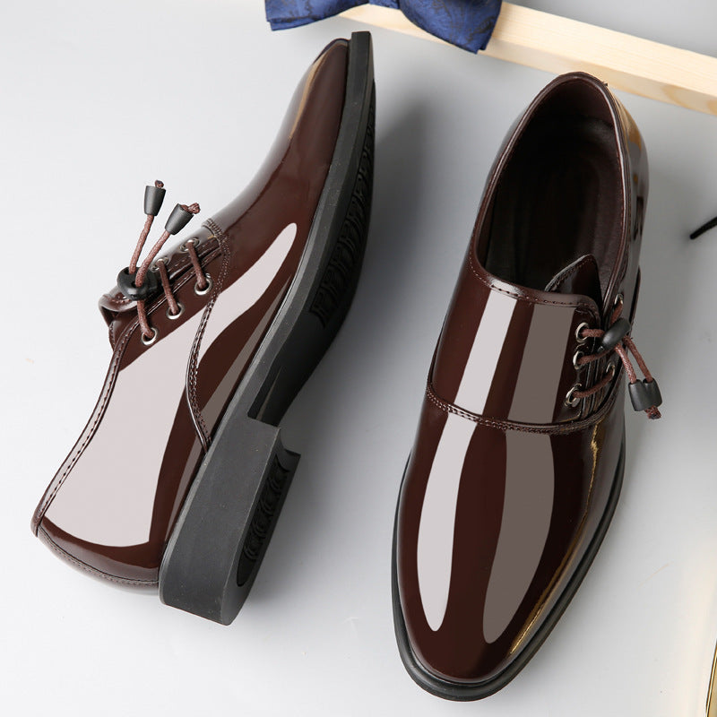 Lace-Up Leather Business Casual Shoes