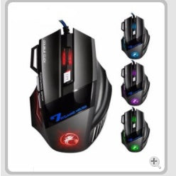 Colorful light breathing gaming mouse