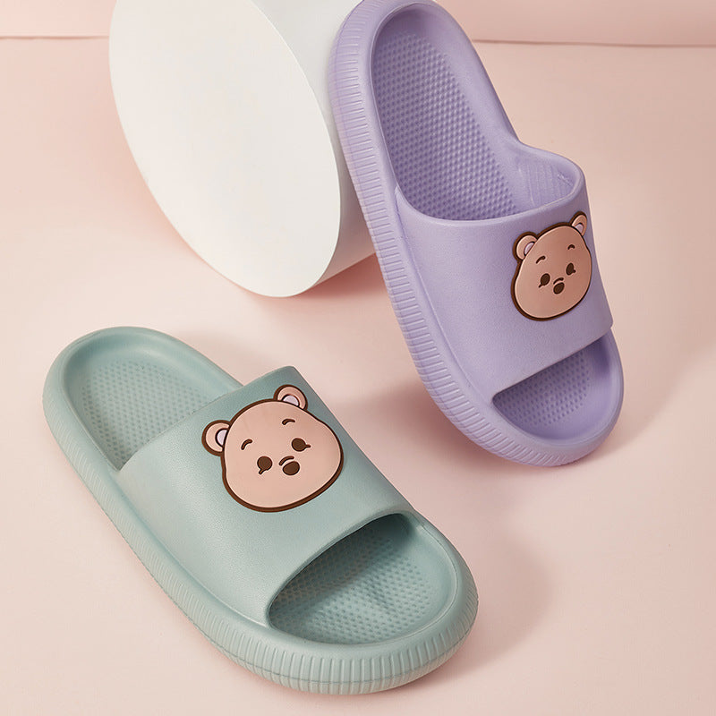 Little Bear Cute Cartoon Flip Flops