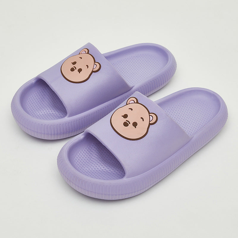 Little Bear Cute Cartoon Flip Flops