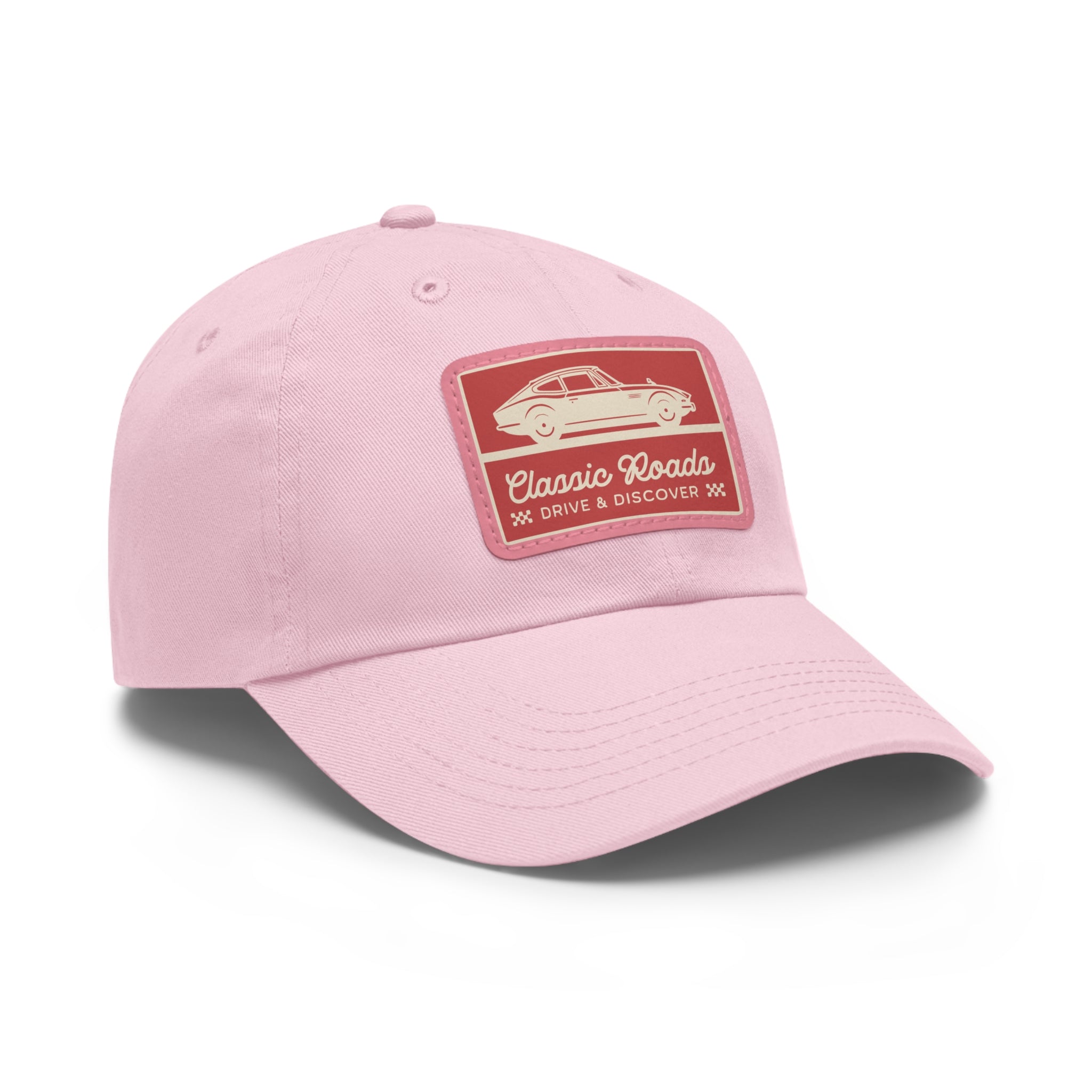 Classic Car Dad Hat with Leather Patch