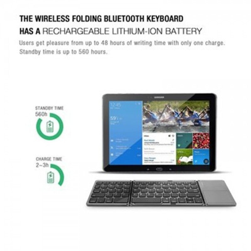 Folding Portable Bluetooth Keyboard