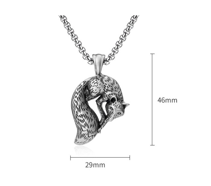 Fox Necklace Personality Unisex Trendy Accessory