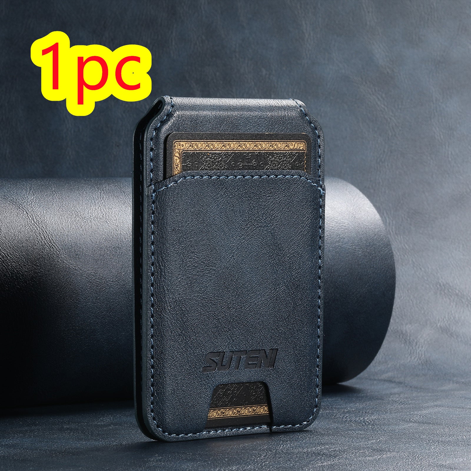 Universal Leather Phone Magnetic Card Holder - MagSafe Compatible