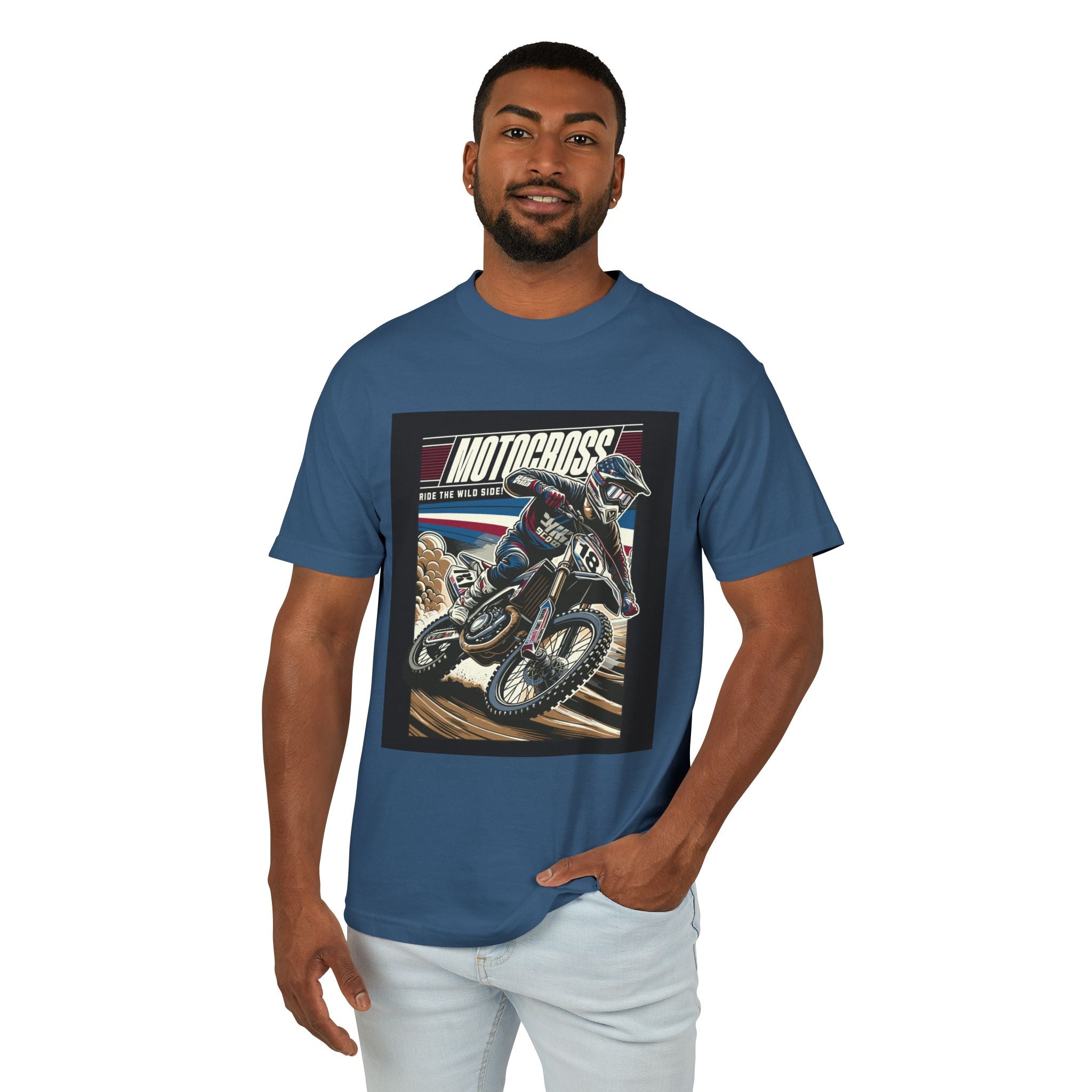 Unisex Motocross Cotton Tee