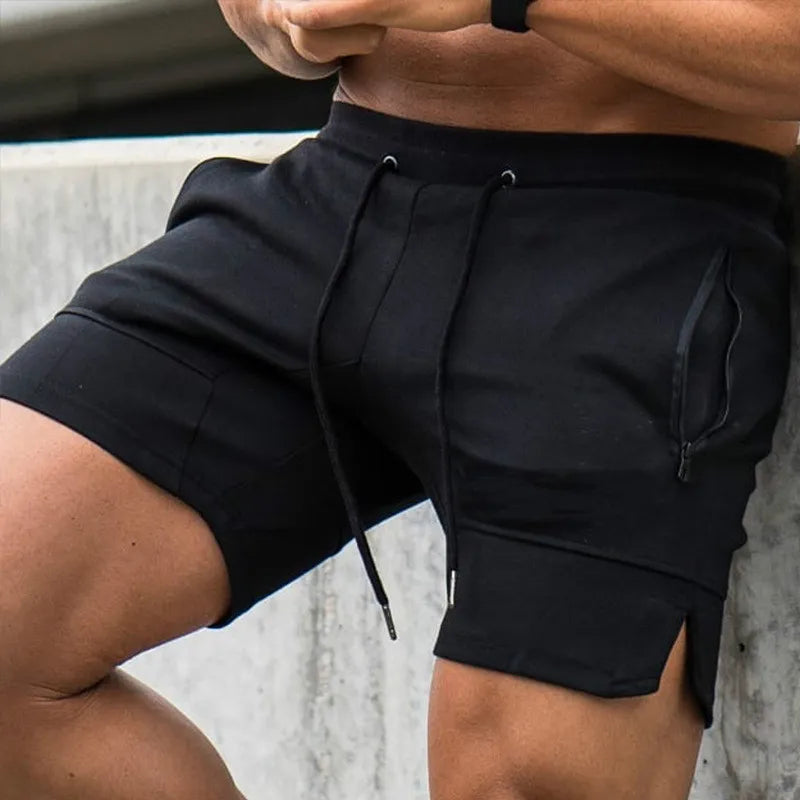 Men's Casual Solid Color Fitness Shorts