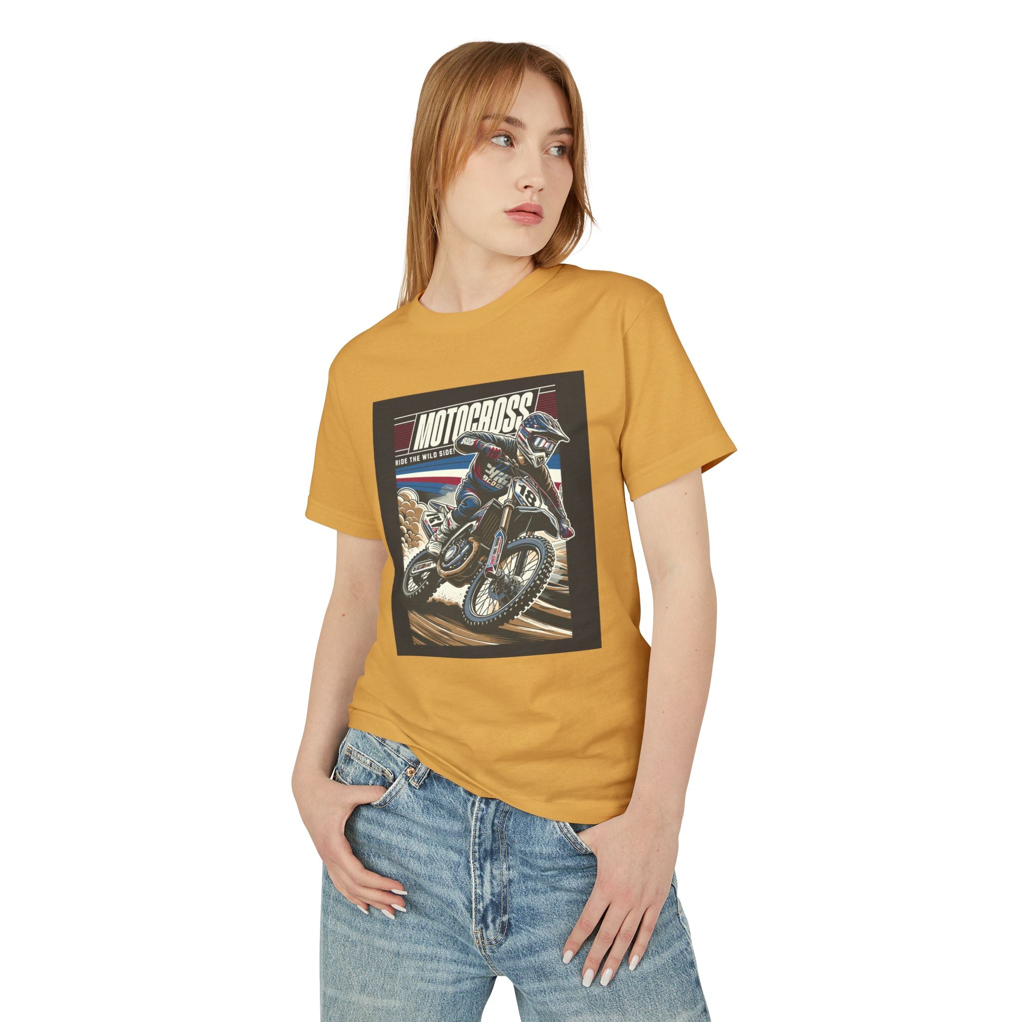 Unisex Motocross Cotton Tee