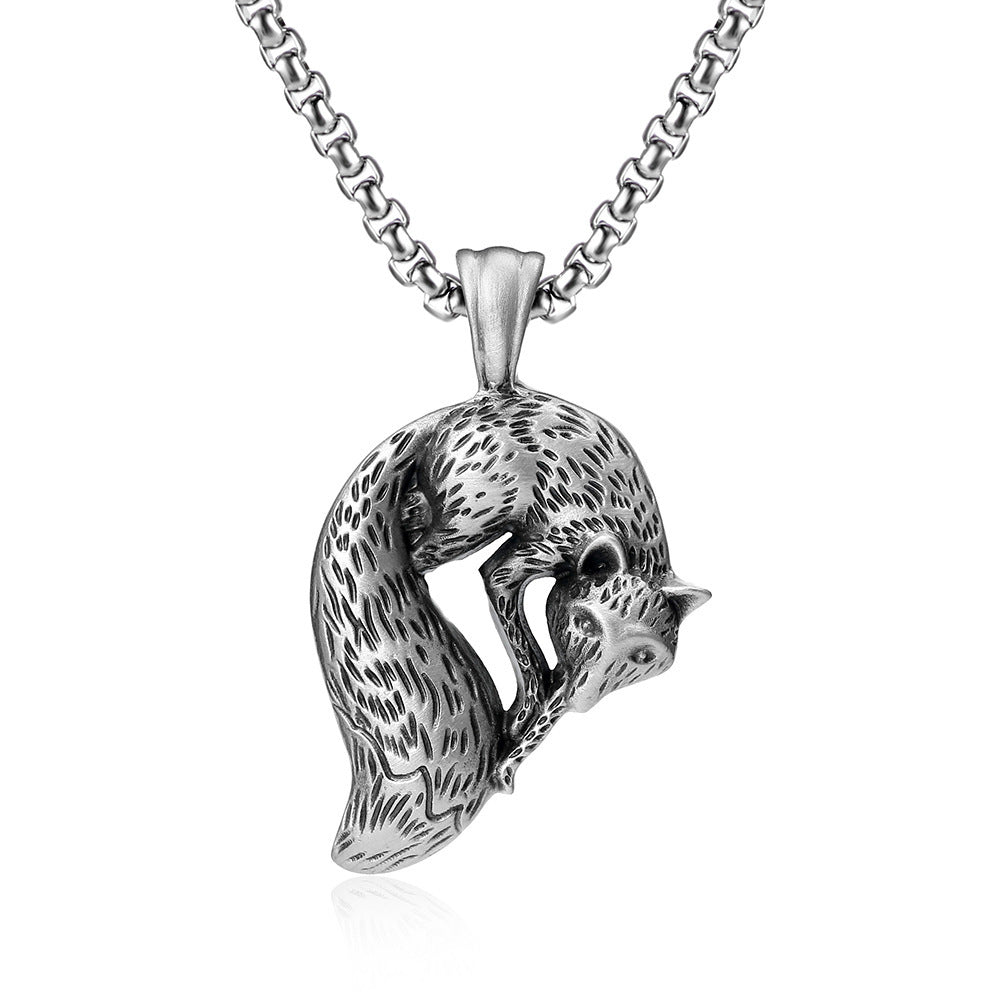 Fox Necklace Personality Unisex Trendy Accessory