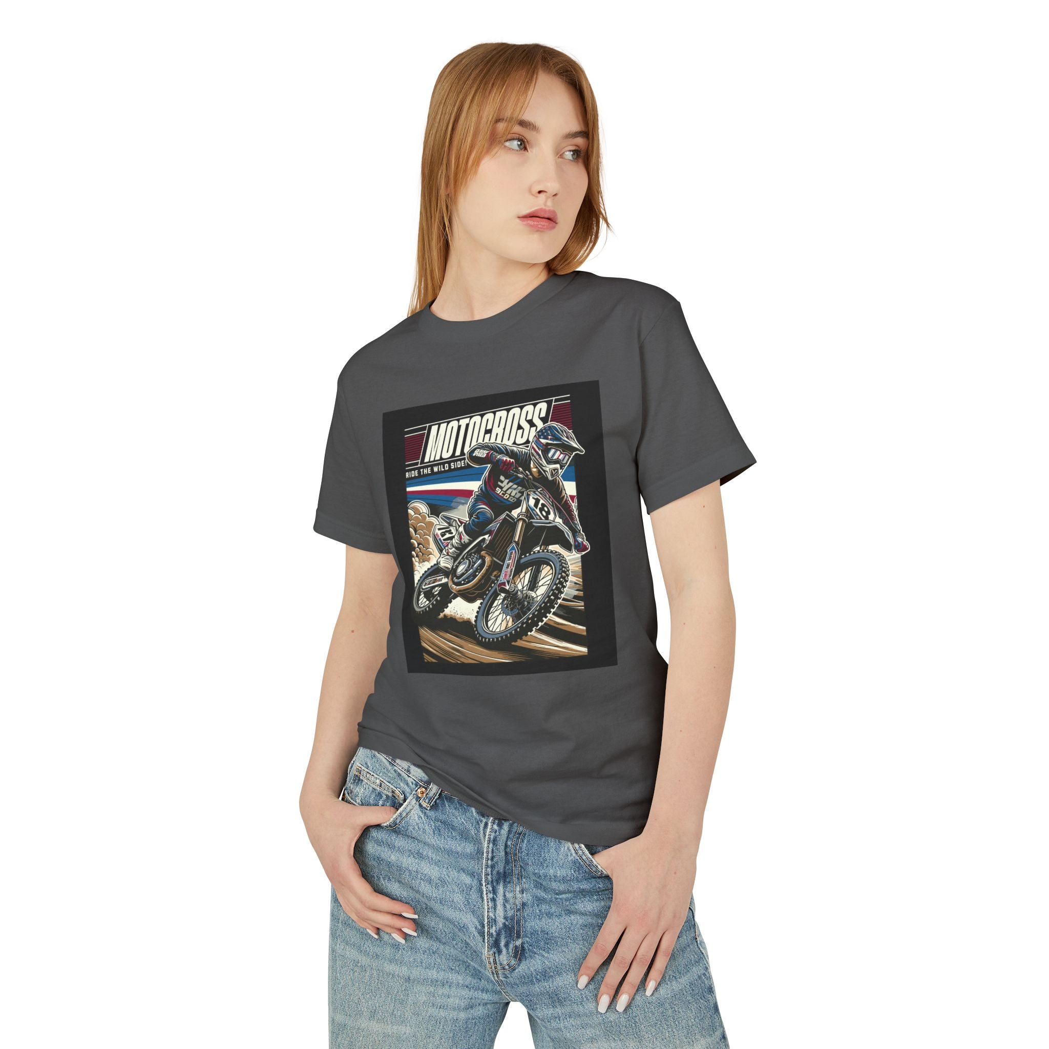 Unisex Motocross Cotton Tee