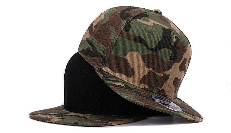 HATLANDER Camouflage Snapback Polyester Cap Blank Flat Camo Baseball Cap