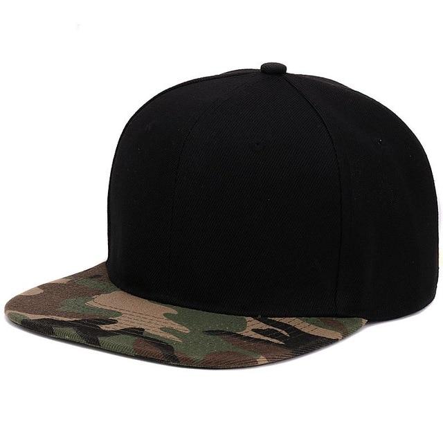 HATLANDER Camouflage Snapback Polyester Cap Blank Flat Camo Baseball Cap