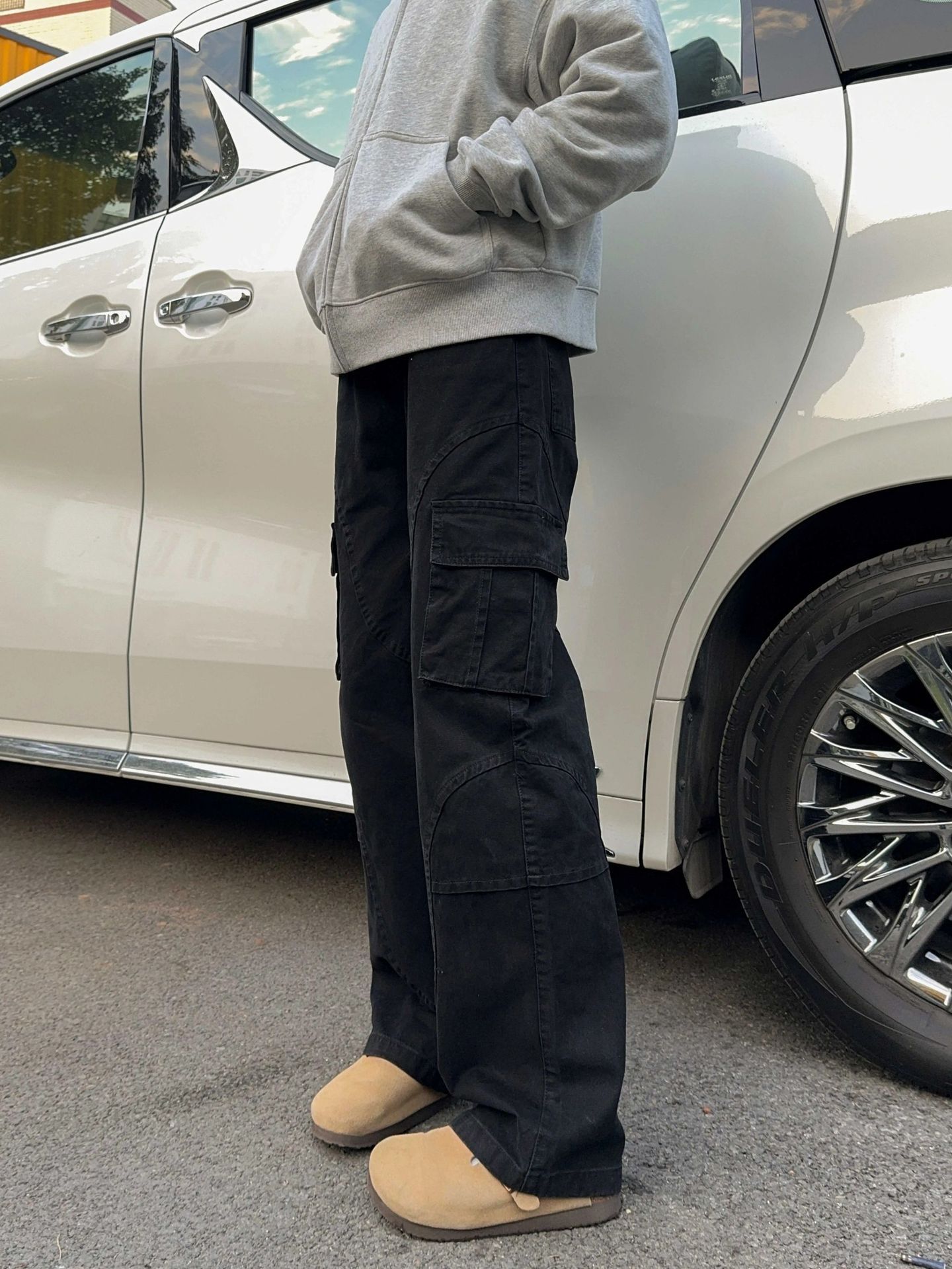 Retro Straight Loose Cargo Pants