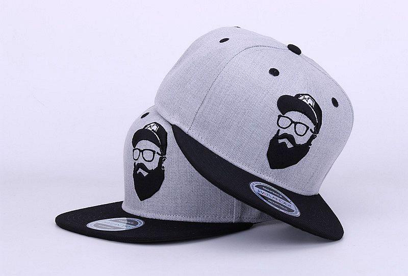 Grey Hip Hop Baseball Cap