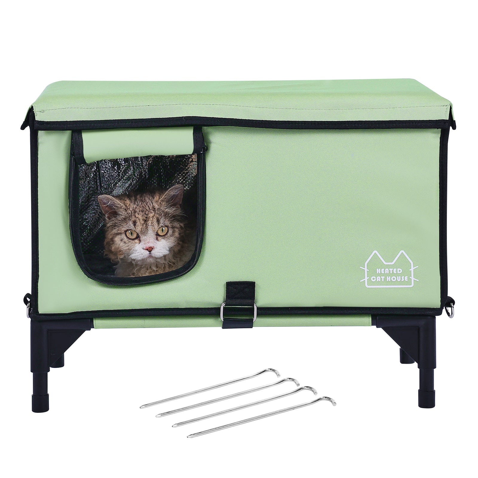 Elevated Heated Cat House Cuboid