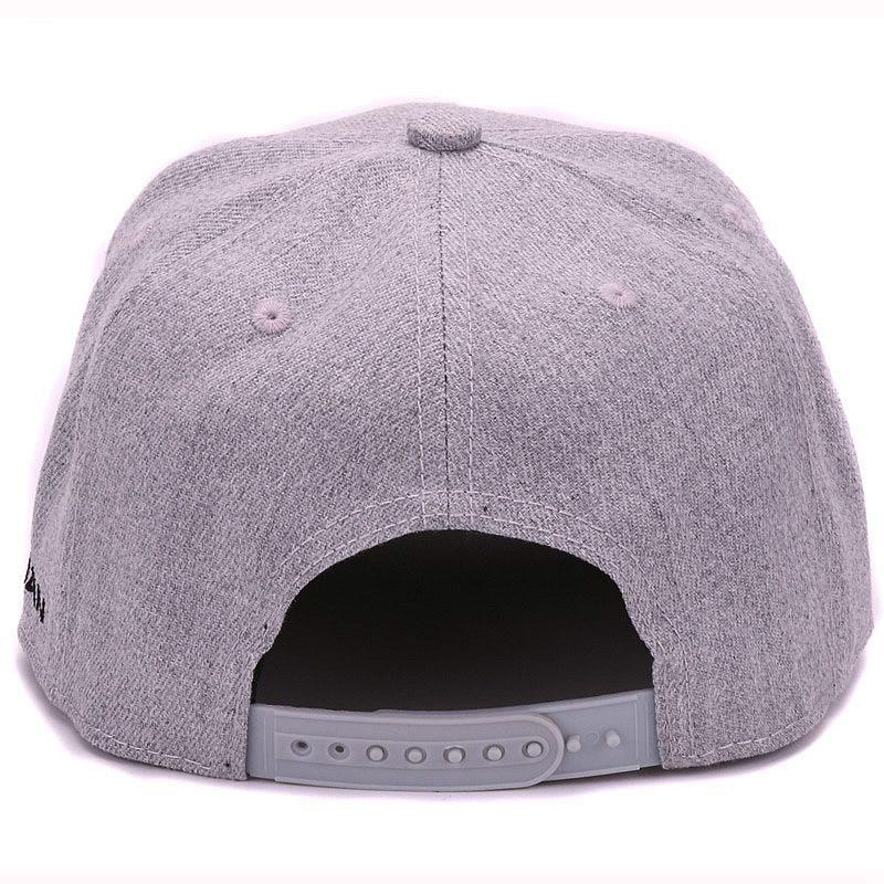 3D Pierced Embroidered Hip Hop Flat Bill Baseball Cap