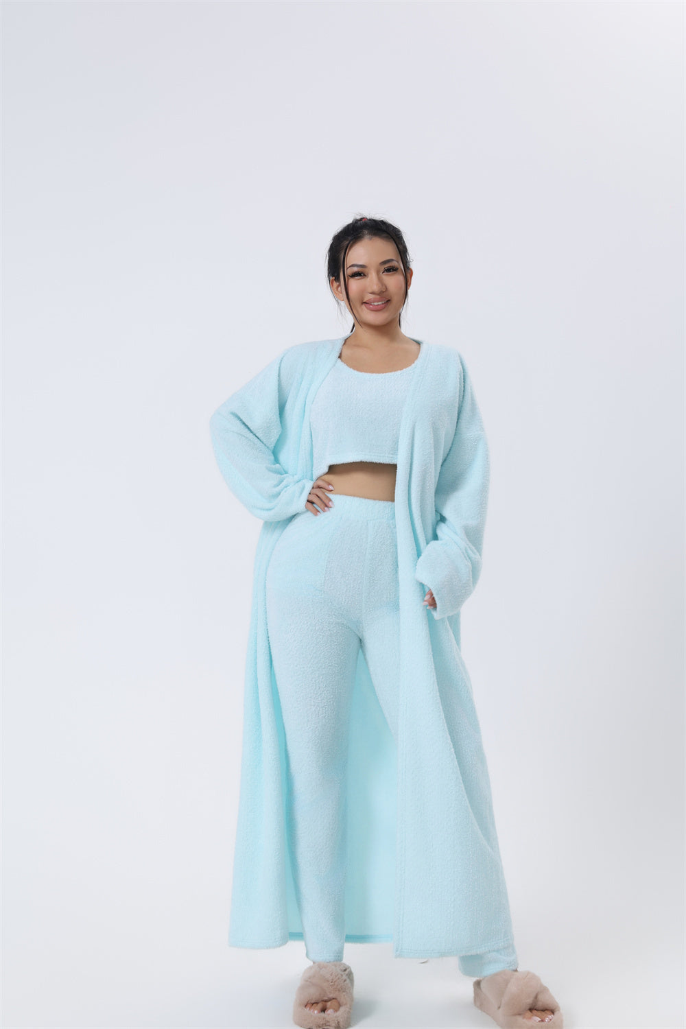 Cozy Pajama Set, Cute 3 Piece Lounge Set