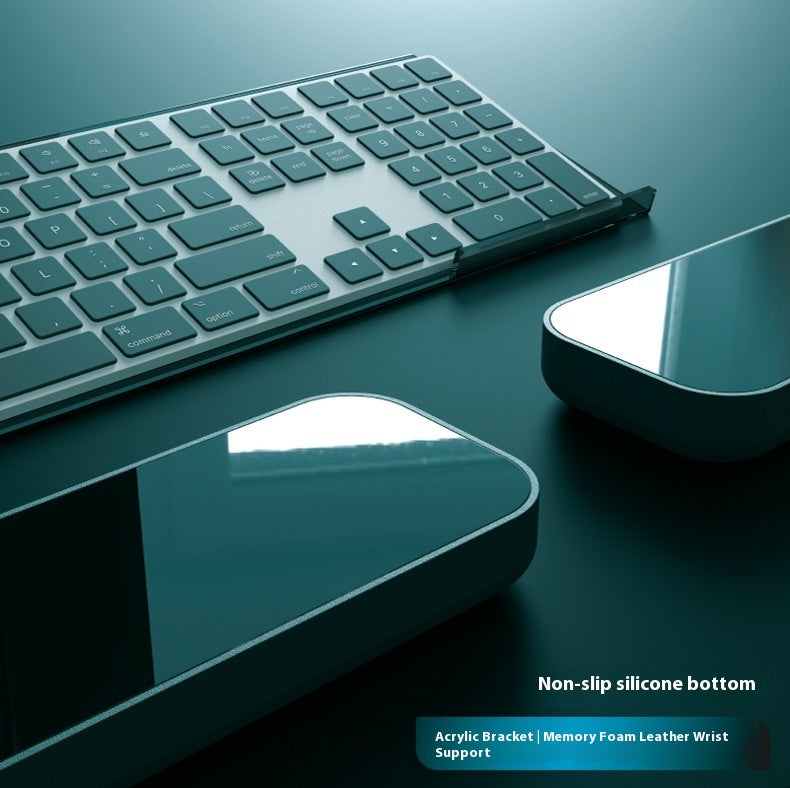 Double Sided Keyboard And Mouse Pad With Thickened Memory Foam