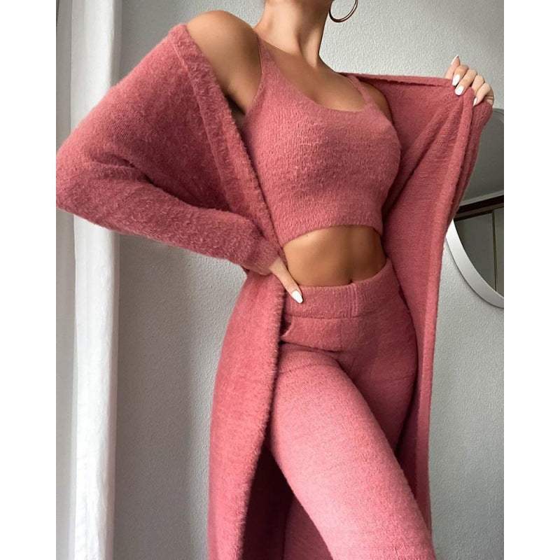 Cozy Pajama Set, Cute 3 Piece Lounge Set