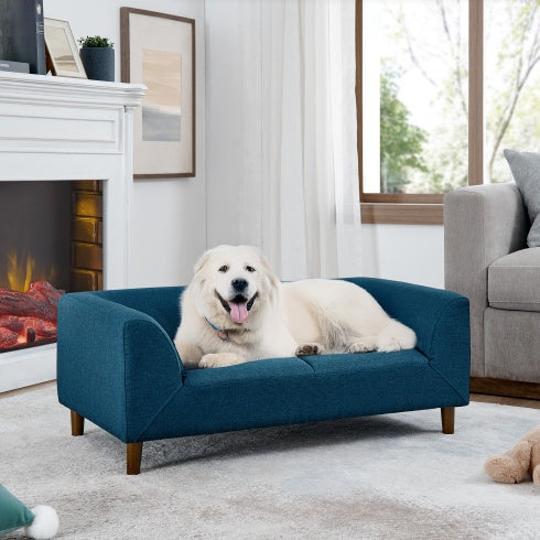 Modern Pet Sofa With Backrest And Armrests