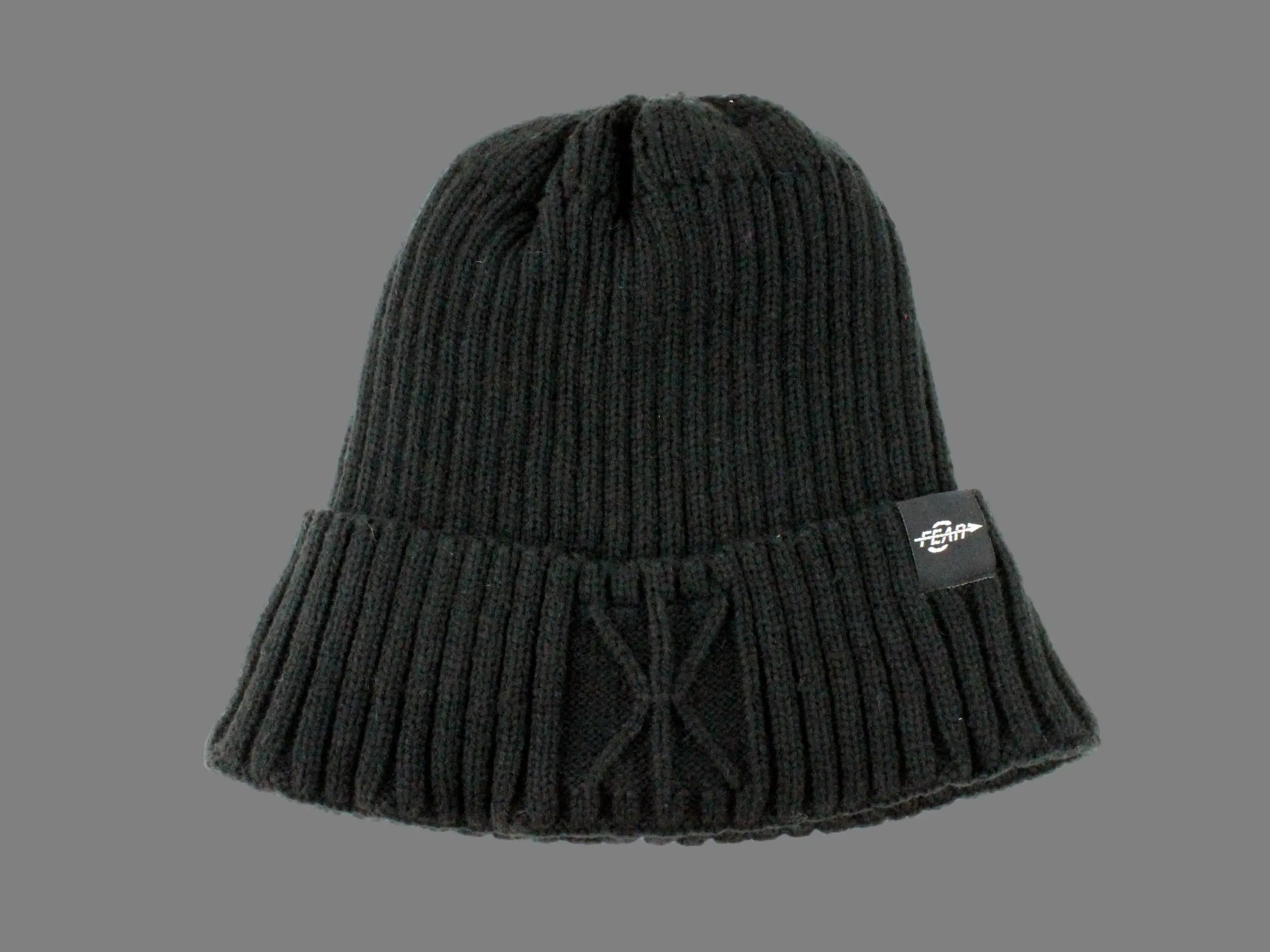 Black Plush Insulated Cap/Beanie