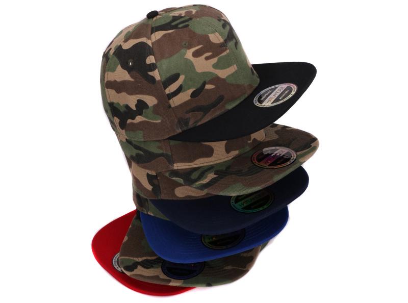 HATLANDER Camouflage Snapback Polyester Cap Blank Flat Camo Baseball Cap